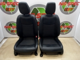 Nissan Leaf N-Con 2017-2023 BOTH FRONT SEATS 2017,2018,2019,2020,2021,2022,20232021 Nissan Leaf Pair of Front Seats in Black Leather 2017-2023 2761 SEATS     GOOD