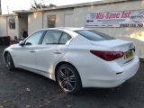 Infiniti Q50 Sport 2016-2019 REAR QUARTER PANEL (REAR PASSENGER SIDE) White 2816 2016,2017,2018,20192018 Infiniti Q50  Passenger Side Rear Panel Quarter Cut  2016-2019 2816     GOOD