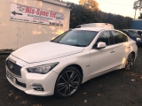 Infiniti Q50 Sport 2016-2019 DOOR BARE (REAR DRIVER SIDE) White H210M4GAMA 2816 2016,2017,2018,20192018 Infiniti Q50 Drivers Side Rear Door Bare In Majestic White QAB 2016-2019 H210M4GAMA 2816 DOOR     GOOD