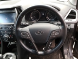 HYUNDAI SANTA FE MK3 2.2 CRDI AUTO ESTATE 5 DOOR 2015-2018 STEERING WHEEL WITH MULTIFUNCTIONS 56110-2WFI0URY / 561102WFI0URY 6 Month Warr 2015,2016,2017,201815-18 HYUNDAI SANTA FE MK3 BLACK LEATHER MULTIFUNCTION STEERING WHEEL 6 MONTH WA 56110-2WFI0URY / 561102WFI0URY     Used