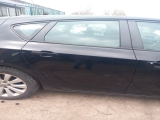 Vauxhall Astra J 5 Door Hatchback 2009-2015 DOOR BARE (REAR DRIVER SIDE) Black  2009,2010,2011,2012,2013,2014,2015Vauxhall Astra J 5 Door Hatchback 2009-2015 Full Door Rear Driver Black ZGBG OSR      Used