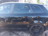 Audi A3 5 Door Hatchback 2008-2012 DOOR BARE (REAR PASSENGER SIDE) Black  2008,2009,2010,2011,2012Audi A3 5 Door Hatchback 2008-2012 Full Door rear Passenger NSF Black       Used