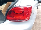 Volkswagen Polo 5 Door Hatchback 2009-2016 REAR/TAIL LIGHT (DRIVER SIDE)  2009,2010,2011,2012,2013,2014,2015,2016Volkswagen Polo 5 Door Hatchback 2009-2016 Rear/tail Light (driver Side)       Used