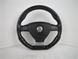 Volkswagen Scirocco Gt Dsg E4 4 Dohc Coupe 3 Door 2008 Steering Wheel (leather) 1K8419091D 2008Volkswagen Scirocco 2008 Flat Bottom Steering Wheel (leather) 1K8419091D 1K8419091D     GOOD