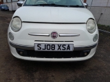 Fiat 500 Lounge 3 Door Hatchback 2008 Bumper (front) White  20082008 FIAT 500 LOUNGE BUMPER (FRONT)      GOOD