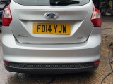 FORD FOCUS EDGE ECONETIC TDCI E5 4 SOHC HATCHBACK Doors 2012-2015 BUMPER (REAR) SILVER  2012,2013,2014,2015FORD FOCUS  2012-2015 BUMPER (REAR)      Used