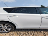 TOYOTA Auris Hatchback 5 Doors 2012-2018 DOOR BARE (REAR DRIVER SIDE) White  2012,2013,2014,2015,2016,2017,2018TOYOTA AURIS 2012-2018 DOOR (REAR DRIVER SIDE) IN WHITE 040      Used