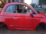 FIAT 500 HATCHBACK 3 Doors 2007-2024 DOOR BARE (FRONT DRIVER SIDE) RED  2007,2008,2009,2010,2011,2012,2013,2014,2015,2016,2017,2018,2019,2020,2021,2022,2023,2024FIAT 500 2007-2024 DOOR  (FRONT DRIVER SIDE) IN RED       Used