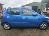 Hyundai I10 Hatchback 5 Doors 2008-2013 DOOR BARE (FRONT DRIVER SIDE) Blue  2008,2009,2010,2011,2012,2013HYUNDAI I10  2011-2013 DOOR BARE (FRONT DRIVER SIDE)      Used