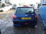 PEUGEOT 206 HATCHBACK 3 Doors 1998-2007 BUMPER (REAR) BLUE (EGE) 7410L6 1998,1999,2000,2001,2002,2003,2004,2005,2006,2007PEUGEOT 206  1998-2007 BUMPER (REAR) 7410L6     Used