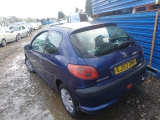 PEUGEOT 206 HATCHBACK 3 Doors 1998-2007 TAILGATE BLUE (EGE) 8744CA,8701R5 1998,1999,2000,2001,2002,2003,2004,2005,2006,2007PEUGEOT 206  1998-2007 TAILGATE 8744CA,8701R5     Used