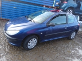 PEUGEOT 206 HATCHBACK 3 Doors 1998-2007 WING (PASSENGER SIDE) BLUE (EGE) 7840J4 1998,1999,2000,2001,2002,2003,2004,2005,2006,2007PEUGEOT 206  1998-2007 WING (PASSENGER SIDE) 7840J4     Used