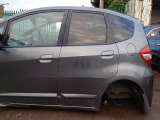 HONDA JAZZ HATCHBACK 5 Doors 2008-2024 DOOR BARE (REAR PASSENGER SIDE) GREY  2008,2009,2010,2011,2012,2013,2014,2015,2016,2017,2018,2019,2020,2021,2022,2023,2024HONDA JAZZ  2008-2024 DOOR  (REAR PASSENGER SIDE) IN GERY       Used