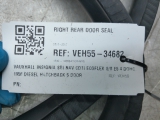 Vauxhall Insignia Sri Nav Cdti Ecoflex S/s E5 4 Dohc 2013-2017 RIGHT REAR DOOR SEAL 2013,2014,2015,2016,2017Vauxhall Insignia Sri Nav Cdti Ecoflex S/s  Dohc 2013-2017 Right Rear Door Seal      Used