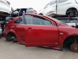 Mitsubishi Lancer 5 Door Saloon 2008-2011 DOOR BARE (FRONT DRIVER SIDE) Red  2008,2009,2010,2011Mitsubishi Lancer 2008-2011 DOOR BARE (FRONT DRIVER SIDE) RED      GOOD