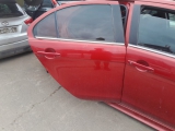 Mitsubishi Lancer 5 Door Saloon 2008-2011 DOOR BARE (REAR DRIVER SIDE) Red  2008,2009,2010,2011Mitsubishi Lancer 2008-2011 DOOR BARE (REAR DRIVER SIDE) RED      GOOD