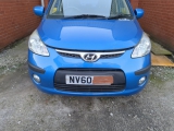 Hyundai I10 Comfort E4 4 Dohc Hatchback 5 Doors 2008-2011 Bumper (front) Blue  2008,2009,2010,2011HYUNDAI I10 2008-2011 COMPLETE FRONT BUMPER BLUE      GOOD