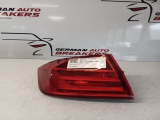 BMW 3 Series 2013 REAR/TAIL LIGHT ON BODY (PASSENGER SIDE) 7312845 2013BMW 3 Series 320 F30 Saloon Passenger Left Side Rear Tail Light 7312845 7312845     GOOD