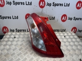 Suzuki Swift Sz4 E5 4 Dohc Hatchback 5 Door 2011-2016 REAR/TAIL LIGHT (PASSENGER SIDE)  2011,2012,2013,2014,2015,20162011-2016 SUZUKI SWIFT MK3 NS PASSENGER SIDE REAR LIGHT UNIT BULB TYPE  REAR LIGHT, BRAKE LIGHT.    GOOD