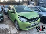 Skoda Citigo Se 2011-2019 Breaking For Spares 2011,2012,2013,2014,2015,2016,2017,2018,2019Breaking 2015 Skoda Citigo 1.0 Petrol CHY 5 Speed Manual Spring Green LR6U      Used