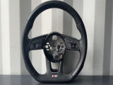 * AUDI A1 SPORTBACK S-LINE MK2 2018-2024 STEERING WHEEL WITH MULTIFUNCTIONS  2018,2019,2020,2021,2022,2023,2024* AUDI A1 S-LINE SPORTBACK MK2 2018-2024 STEERING WHEEL WITH MULTIFUNCTIONS  STEERING WHEEL MULTIFUNCTION LEATHER     USED - PART GRADING B
