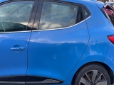 Renault Clio Dynamique S Nav Hatch 2012-2019 DOOR BARE (REAR PASSENGER SIDE) Blue  2012,2013,2014,2015,2016,2017,2018,2019RENAULT CLIO DYNAMIQUE S NAV HATCH 2012-2021 DOOR BARE REAR PASSENGER SIDE BLUE      USED - PART GRADING A